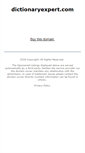 Mobile Screenshot of dictionaryexpert.com