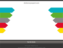 Tablet Screenshot of dictionaryexpert.com